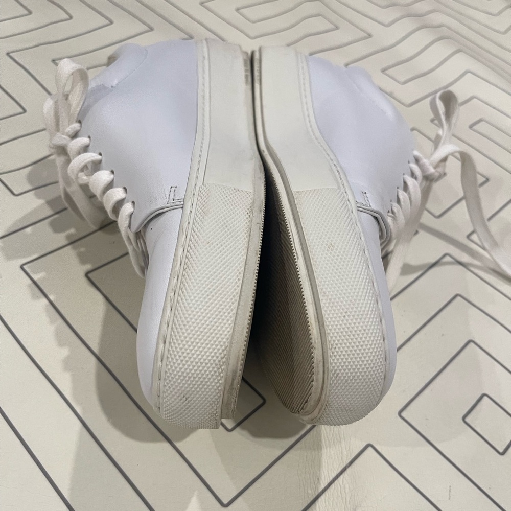 Acne Studios White Leather Sneakers - Picture 6 of 14